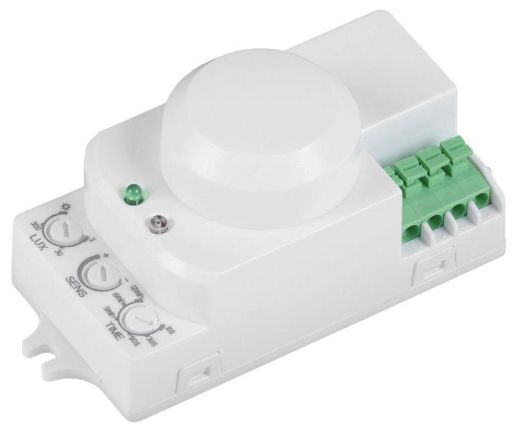 Изображение Детектор движения ДД-МВ 201 1200Вт 360град. 8М IP20 бел. IEK LDD11-201MB-1200-001