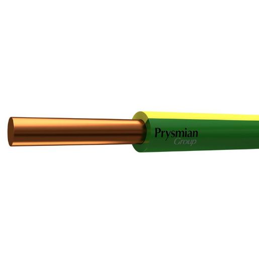 Изображение Провод ПуВнг(А)-LS 1х4 Ж/З 450/750В (бухта) (м) РЭК-PRYSMIAN 0601060301