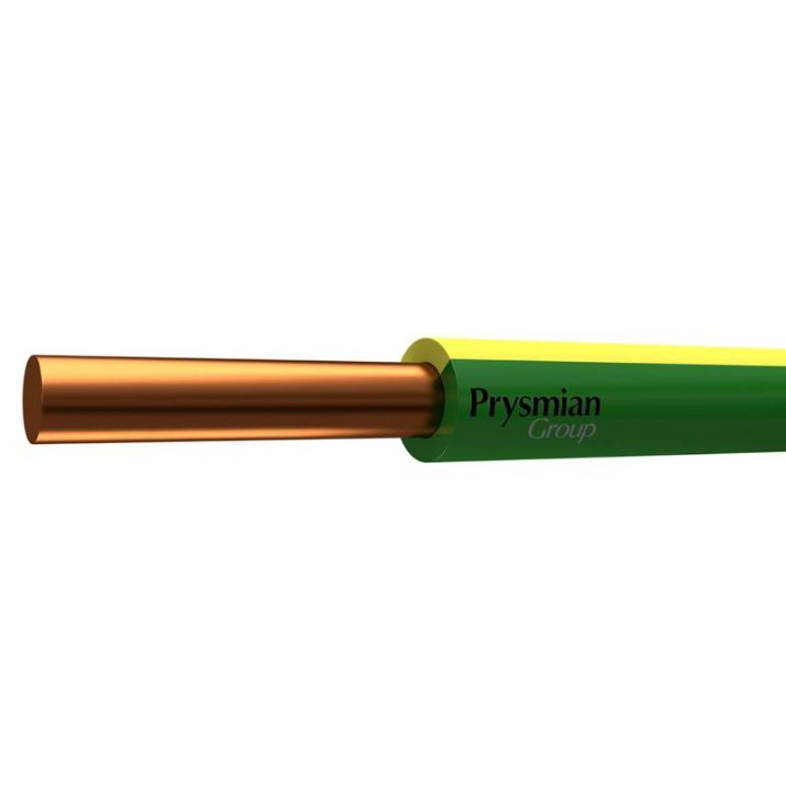 Изображение Провод ПуВнг(А)-LS 1х4 Ж/З 450/750В (бухта) (м) РЭК-PRYSMIAN 0601060301