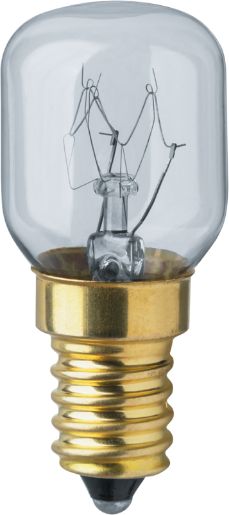 Изображение Лампа накаливания 61 207 NI-T25-15-230-E14-CL (для духовых шкафов) Navigator 61207