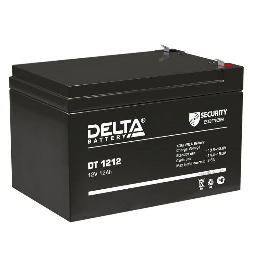 Изображение Аккумулятор ОПС 12В 12А.ч Delta DT 1212