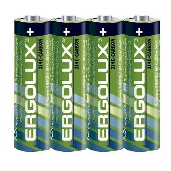 Изображение Элемент питания солевой AA/R6 1.5В R6SR4 SR4 (уп.4шт) Ergolux 12441