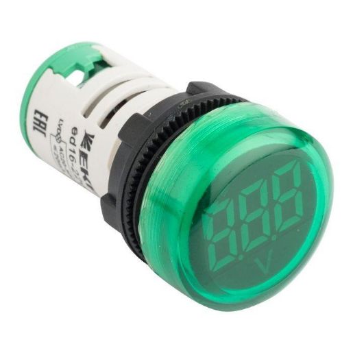 Изображение Индикатор значения напряжения ED16-22VD зел. PROxima EKF ed16-22vd-g