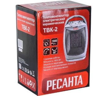 Изображение Тепловентилятор ТВК-2 Ресанта 67/2/4