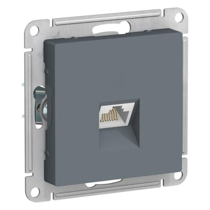 Изображение Розетка компьютерная AtlasDesign RJ45 кат.5E механизм грифель SE ATN000783
