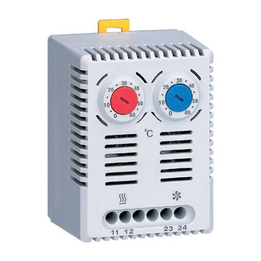 Изображение Термостат NO+NC (охлаждение и обогрев) на DIN-рейку 10A 230В IP20 PROxima EKF T2C10M