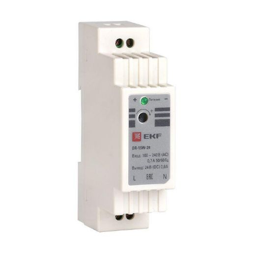 Изображение Блок питания 24В DR-15W-24 PROxima EKF dr-15w-24