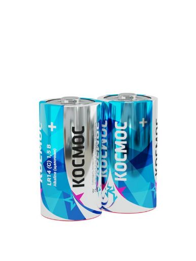 Изображение Элемент питания LR14 (уп.2шт) Космос KOCLR14MAX2S