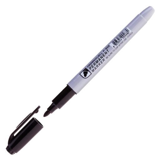 Изображение Маркер перманентный "Multi Marker Slim" 2мм пулевидный черн. Crown Б0048243