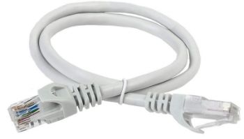 Изображение Патч-корд UTP кат.5e 1м сер. ITK PC01-C5EU-1M