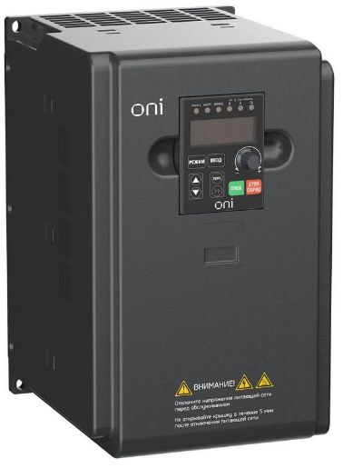 Изображение Преобразователь частоты A150 380В 3ф 5.5кВт 13А встроенный торм. модуль ONI A150-33-55NT
