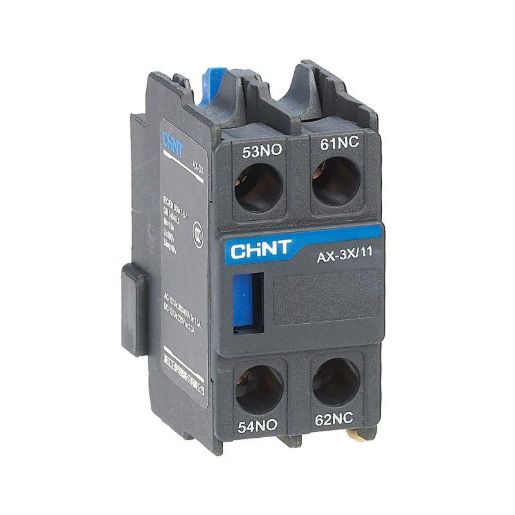 Изображение Приставка доп. контакты AX-3X/20 к контактору NXC-06~630 (R) CHINT 938258