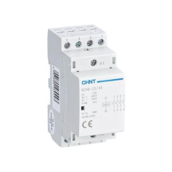 Изображение Контактор модульный NCH8-25/40 25А 4НО AC 220/230В 50Гц (R) CHINT 256089