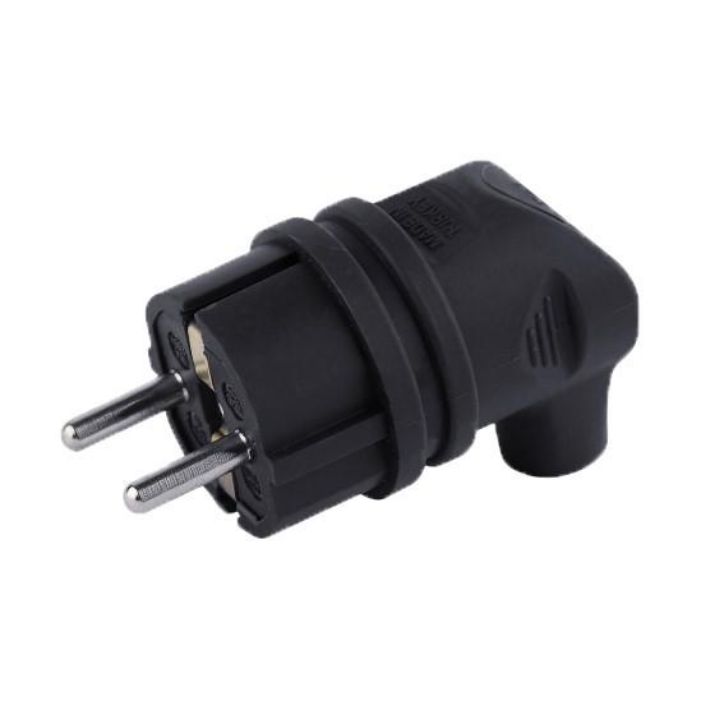 Изображение Вилка угловая 16А с заземл. каучук TOKOV ELECTRIC TKE-C05-KVU-Z