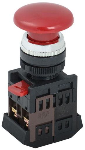 Изображение Кнопка "Грибок" AEA-22 d22мм 1з+1р красн. IEK BBG30-AEA-K04