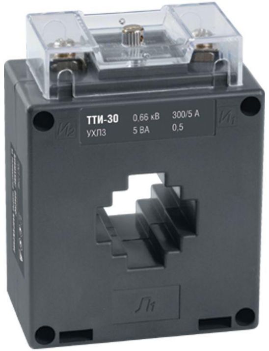 Изображение Трансформатор тока ТТИ-30 300/5А кл. точн. 0.5 5В.А IEK ITT20-2-05-0300