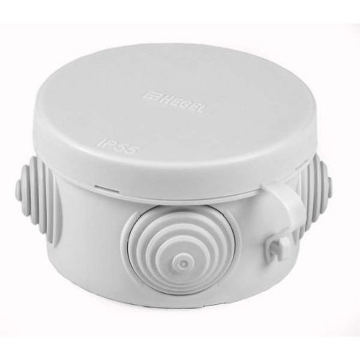 Изображение Коробка распределительная ОП 65х40мм IP55 HEGEL КР2601