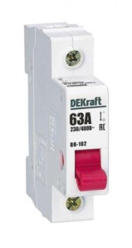 Изображение Выключатель-разъединитель 1п 63А ВН-102 DEKraft 17003DEK
