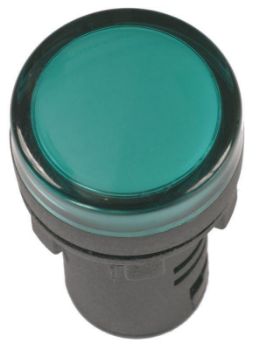 Изображение Лампа светосигнальная AD16DS d16мм 24В AC/DC зел. IEK BLS10-ADDS-024-K06-16