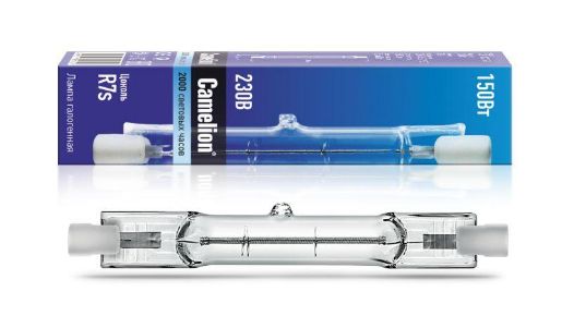 Изображение Лампа галогенная J78 150Вт линейная R7s 3000К 240В Camelion 2933