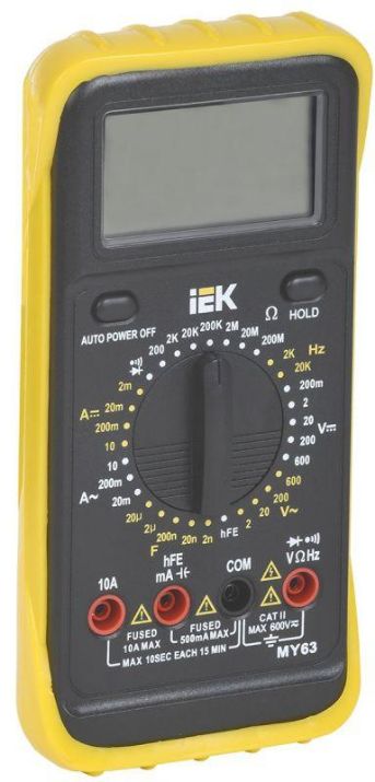 Изображение Мультиметр цифровой Professional MY63 IEK TMD-5S-063