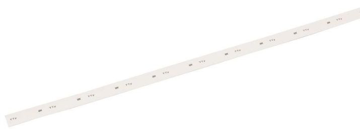 Изображение Трубка термоусадочная ТТУ нг-LS 30/15 бел. 1м IEK UDRS-D30-1-K01