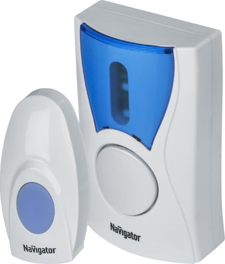 Изображение Звонок беспроводной 61 268 NDB-A-DC02-1V1-WH Navigator 61268