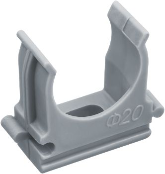 Изображение Держатель для труб (клипса) d20мм 61 229 NCR-T-20-B100 (уп.100шт) NAVIGATOR 61229