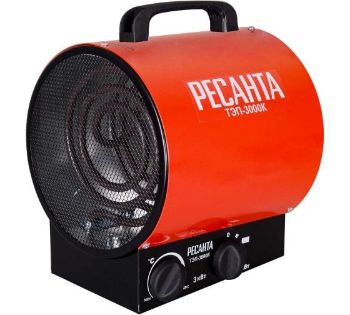 Изображение Пушка тепловая электрическая ТЭП-3000К кругл. Ресанта 67/1/8