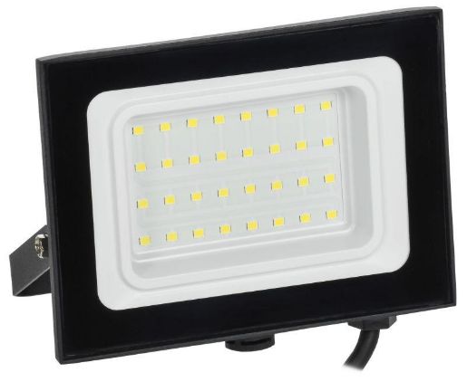 Изображение Прожектор светодиодный СДО 06-30 4000К IP65 черн. IEK LPDO601-30-40-K02