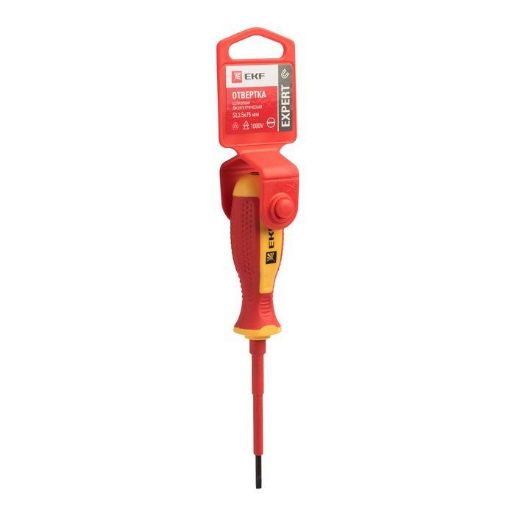 Изображение Отвертка SL3х75мм Expert 1000В PROхima EKF sl-3-75-exp-in
