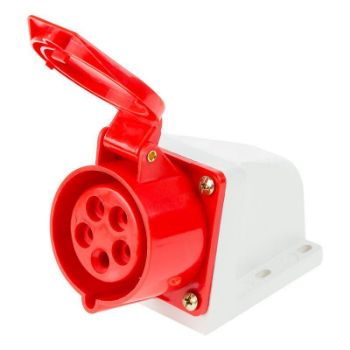 Изображение Розетка стационарная 115 16А 3Р+РЕ+N 380В IP44 Rexant 11-8911