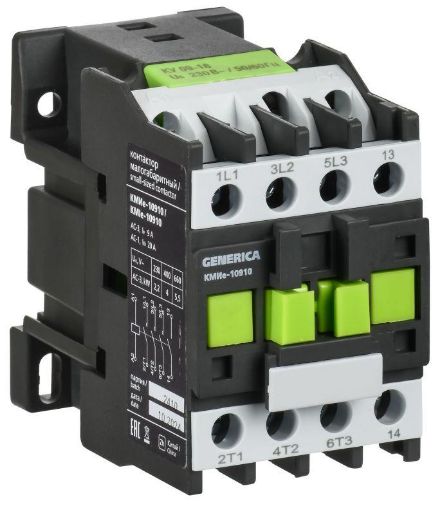 Изображение Контактор КМИе-10910 9А 400В/АС3 1НО IEK KKME11-009-400-10