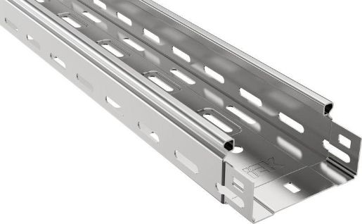 Изображение Лоток листовой перфорированный 100х50 L3000 сталь 0.5мм IEK CLP10-050-100-055-3