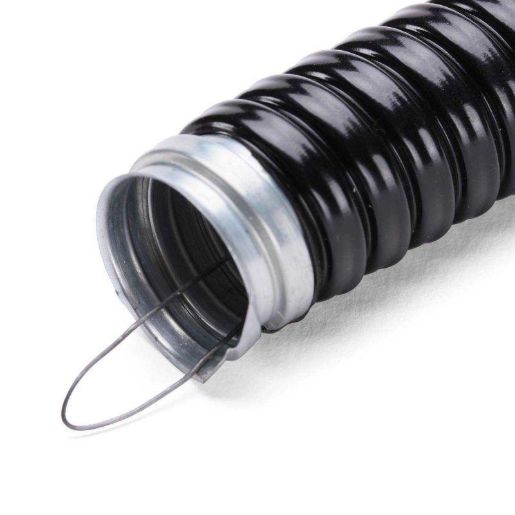 Изображение Металлорукав Р3-ЦПнг-LS 25 с протяжкой (уп.50м) Fortisflex 76649