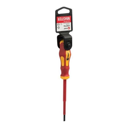 Изображение Отвертка SL4х100мм Master 1000В Basic EKF sl-4-100-mas-in