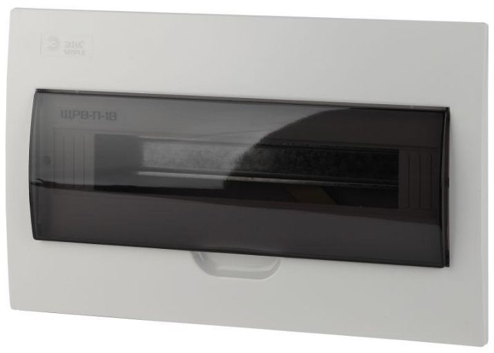 Изображение Бокс ЩРВ-П-18 мод. встраив. пластик IP41 SIMPLE NO-box_simple-plastic_18_flush ЭРА Б0041515
