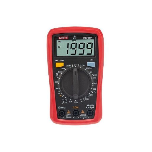 Изображение Мультиметр портативный UT33D+ NCV + прозвонка UNI-T 13-0058