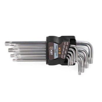 Изображение Набор ключей TORX КТ-9 (Т10-Т50) КВТ 79202