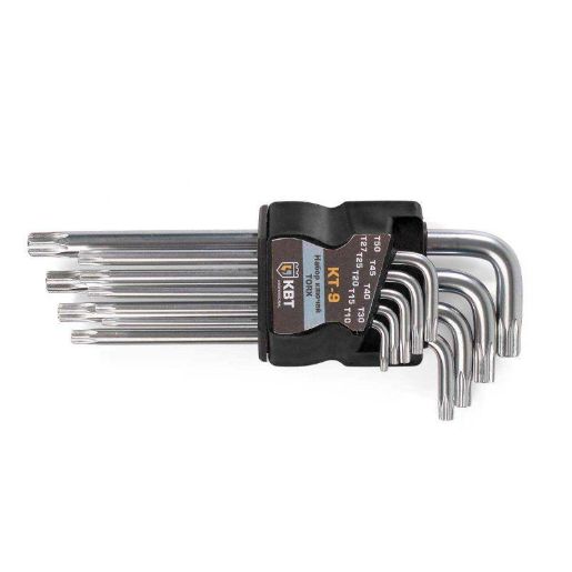 Изображение Набор ключей TORX КТ-9 (Т10-Т50) КВТ 79202