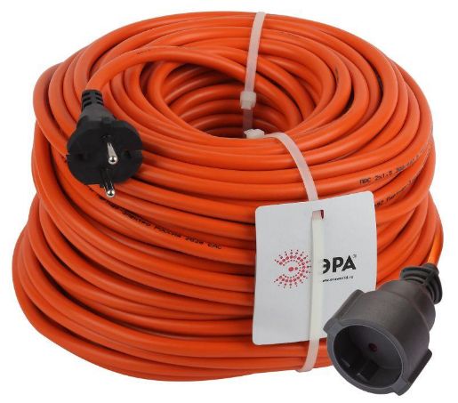Изображение Удлинитель-шнур 1х50м без заземл. 16А IP20 UPx-1-2х1.5-50m ПВС 2х1 (бухта) Эра Б0046809