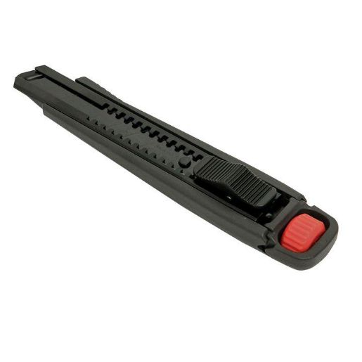 Изображение Нож строительно-монтажный 18мм НСМ-80 (SK4) Heavy Duty (до 60кг) Professional EKF ncm-80-pro