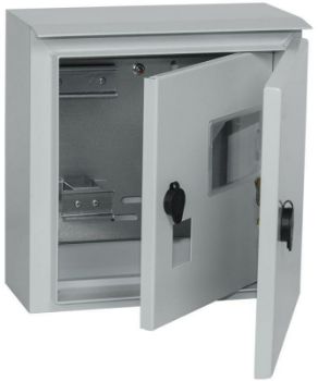 Изображение Корпус металлический ЩУ 1/1-1 (310х300х150мм) У1 IP66 TITAN IEK MKM51-N-04-54