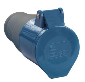 Изображение Розетка кабельная 32А 220В 2P+PE ССИ-223 IP44 IEK PSR21-032-3