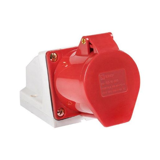 Изображение Розетка наружн. уст. 115 16А 3P+PE+N 380В IP44 PROxima EKF ps-115-16-380