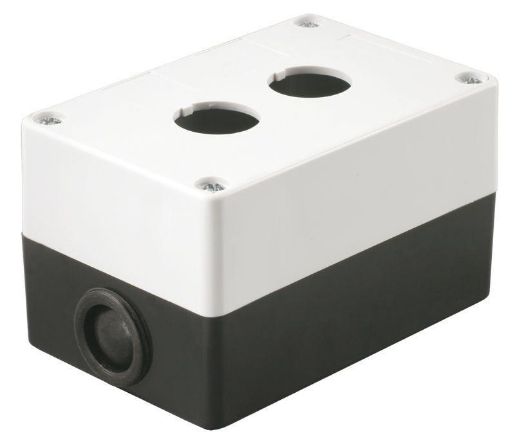 Изображение Корпус КП 102 2-м бел. для кнопок IEK BKP10-2-K01