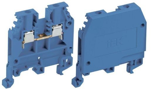 Изображение Зажим наборный ЗНИ-2.5кв.мм (JXB24А) син. IEK YZN10-002-K07
