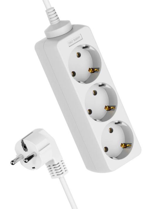 Изображение Удлинитель 3х5м с заземл. 16А IP20 ПВС 3х1 КОСМОС YKsm5m-3g-Z(K)