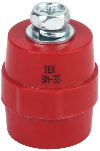 Изображение Изолятор SM35 (М8) силовой с болтом IEK YIS11-35-10-B
