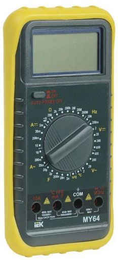 Изображение Мультиметр цифровой Professional MY64 IEK TMD-5S-064